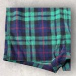 Old Navy Sleep One Piece Women’s Large Fleece Blackwatch Plaid Pajamas Romper Photo 4