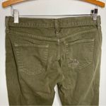 Gap Girlfriend Jeans olive green distressed size 28r Photo 6
