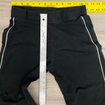 Bold Spirit Black w/White Stripe Pull On Elastic Waist Capri Leggings Size Small Photo 7