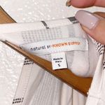 Natural By Known Supply When Charcoal And Off White Organic Cotton Tunic Top Photo 9