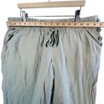Rewind Linen Blend Pull-On Shorts Sz XL 2 Pair Neutral Beige & Sage Green Photo 11