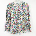 Style & Co Style & Co Womens Cottagecore Spring Long Sleeve Floral Blouse Popover Shirt 2X Photo 0
