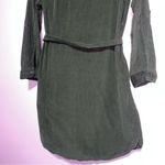 Lucky Brand Corduroy Shirt Dress Mini Women Size XS Ribbed Button Fall Office Photo 9