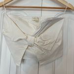 Thirty Thirty White Bow Crop‎ Strapless Tank Size Large Photo 1