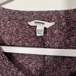 Sonoma 3/4 Sleeve V-Neck Sweater in Purple Heather Size Petite Medium Photo 2
