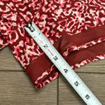 Athleta NWOT 3” High Rise Mesh Racer Run Burgundy Leopard Shorts Size XXS Photo 12