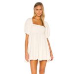 Free People  Violet Babydoll Mini Dress in White. New with Tag! Size L. Photo 1