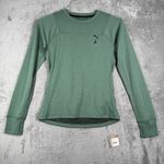 Puma  Shirt Womens Green Long Sleeve Performance Top‎ Athleisure Small SAMPLE Photo 1