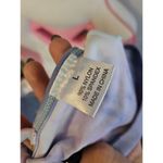 Women's seamless stretches sports bra tie dye top. Pink Size M Photo 3