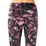 Lululemon Multicolor Floral Tie Dye Skinny Mid Rise Athletic Leggings Pants Sz 4 Photo 3