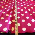 Pinup girl hot pink and white polkadot dress Photo 5
