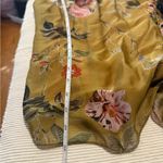 Belle France Yellow and Pink Ruched 3/4 Sleeve Blouse Photo 4