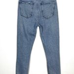 AGOLDE Sz 24 Nico High Rise Slim Jeans Button Fly Raw Hem Photo 3