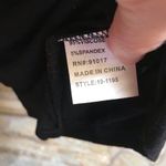 Solitaire Floral Rose Embroidered Lace up Neckline Top Black Red Large feminine Photo 5