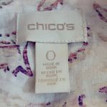 Chico's Multi-Print Linen Jacket Paisley Vanity Size 0 (Small) Style 570179483 Photo 12