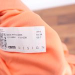 ASOS DESIGN Orange Bow Bandeau Bikini Top Swimsuit Beach Resort Size US 2 Photo 1