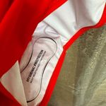 Lipstick Red Bright Cherry Mesh Plunge One Piece Swimsuit Medium Photo 4