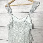 Lucy Paris NWT Marissa Ruffled Polka Dot Dress Size Small White & Black Photo 8