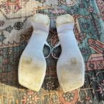 Jeffrey Campbell Women’s Jamm-3 Jelly Slide Sandal in White size 7 Chunky Heel Photo 9