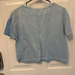 Old Navy  Light Blue Crop Tee - Size Small Photo 2