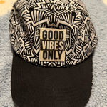 Good Vibes Only Graphic Cap Black Photo 0