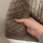 Ann Taylor Loft tan chunky knit shawl vest size S Photo 84