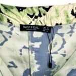 Nasty Gal Tie Dye Satin High Waist Flare Pants Photo 14