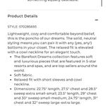 Barefoot Dreams  cozy chic cowl neck cream poncho sweater L/XL Photo 9