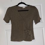 Sienna Sky Short Sleeve Wrap Sweater  Photo 0