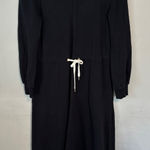 ME+EM Polo Collar Maxi Dress Long Sleeve Zip Black 12 Photo 0