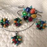 BARSE Vintage Sterling Silver Southwestern Style Jewelry Set Photo 0