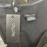 City Chic Jumpsuit SZ 14 Black White Yellow Crepe Floral Print Off The Shoulder Photo 4