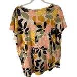 Rachel Zoe  100% Linen Top Floral Tropical Summer Vacation Peppy Womens Plus 1x Photo 4