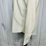Pendleton  Shaped Fit Button Up Shirt Sz 10 Petite Tan White Striped Long Sleeve Photo 6
