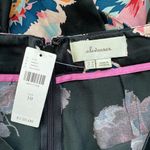 Anthropologie NWT Elevenses ‘Tansy’ ruffle floral silky wide leg pants, size 10 Photo 6