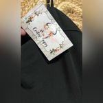 Active USA Women's Black Satin Mini Dress, Spaghetti Straps, Size L, NWT Photo 1