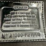 Coach  Black and Cream Signature Tote Patent Leather Handles Trim Y2K  Classic Photo 15