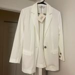 Kalia Classic Tailored White Blazer Love Bonito size S Photo 3