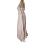 Sorella Vita Altered Blush Pink Pleated Bodice Floor Length Strapless Dress Size Photo 1