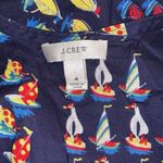 J.Crew J.‎ Crew Ratti Regatta Navy Blue Tank Top Size 4 Photo 4