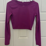 Lululemon  athletica Vibrant Purple Crop Top Photo 0