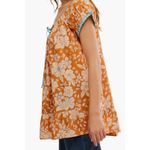 Free People Frankie Floral Tunic Honey Ginger Photo 2