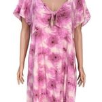Abound New  keyhole, floral, and pink dress above knees Photo 0