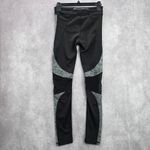 Therapy Black Gray Long Activewear Running Mesh Legging Pants Bottoms Yoga Large Photo 1