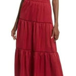 Lost + Wander Lost + Wander Fleur Halter Maxi Dress in burgundy XL Photo 0