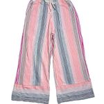 Lemlem Ivory Desta Striped Cotton Wide Leg Pants Womens S Photo 1