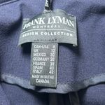 Frank Lyman Navy Blazer Womens 8 Double Breasted Gold Button Military Jacket Blue Photo 3