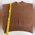 Terra & Sky  Camel Tan Cropped Mockneck Sweater Size 14 0X Photo 7