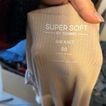 Torrid Super Soft Tan Lace Trim Tie Front Cardigan Photo 5