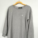 Ralph Lauren Lauren Light Gray Sweatshirt Dress Photo 2